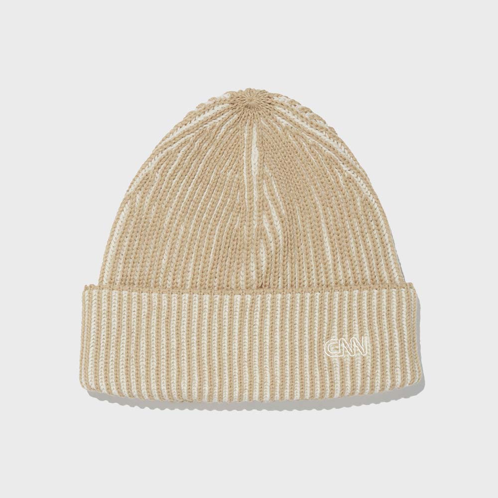 STYLE EMBROIDERY BEANIE BROWN